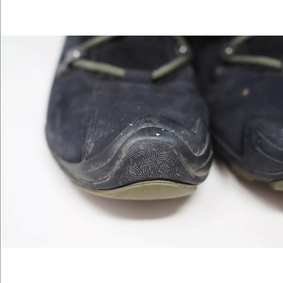 Merrell Black Leather Fur Line Winter Snow Boots Women Sz 5 - Picture 5 of 12